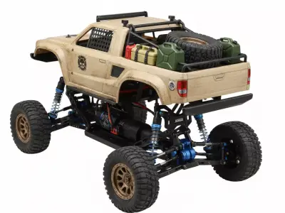 EDR Mk1 Dust Runner RC body and chassis Low-poly 3D model