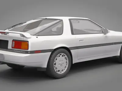 1986 Toyota Supra Liftback 3D model