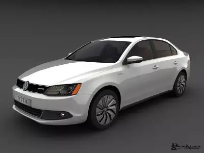 Volkswagen Jetta Hybrid 2013 3D model