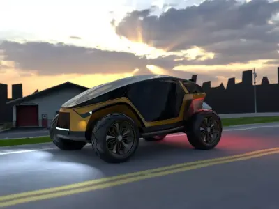 Cougar Concept Car 3D model