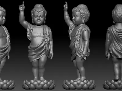 Buddha s birth  3D print model