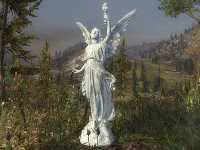 3DRT - Ancient statues pack   Low-poly 3D model