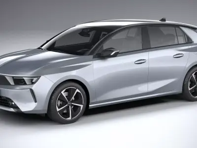 Opel Astra 2022 Basic 3D model