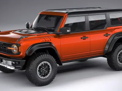 Bronco Raptor 4-door 2022 3D model