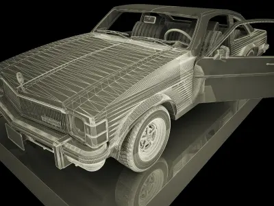 buick-skylark-2-door-coupe-1977 car 3D model