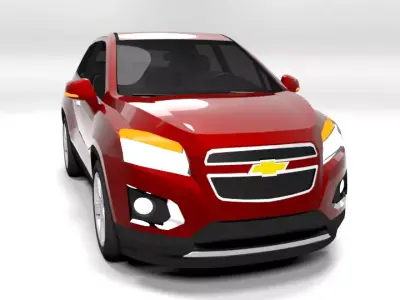 CHEVROLET TRAX 2014 LOWPOLY Low-poly 3D model