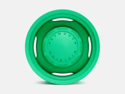 15x7 Mopar Steelie Wheel and Brake 3D print model