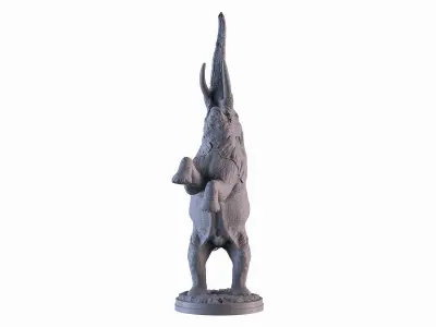 Standing Elephant 3D print model