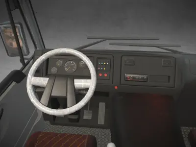 Magirus M2000 for Unity Low-poly 3D model