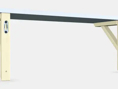 BURHULT - SANDSHULT Wall shelf 3D model