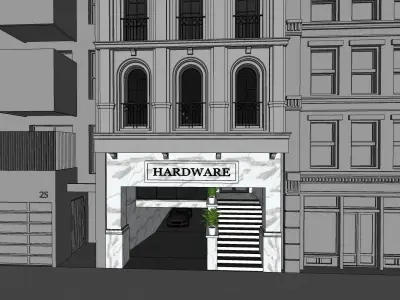 Shophouse Vietnam - Classic 3D model