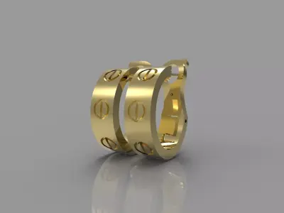 Earrings - N18 3D print model