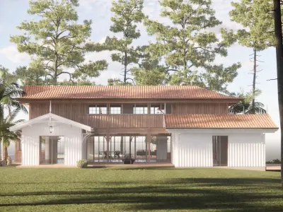 Wood house  3D model