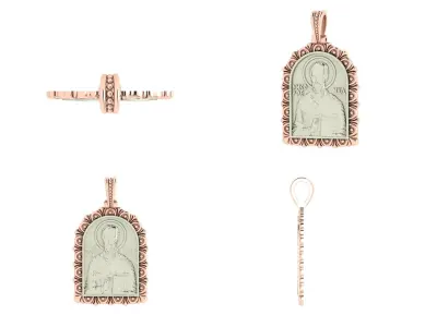 Pendant  od 10 3D print model