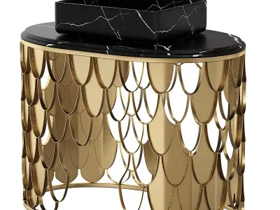 KOI SINGLE VANITY CABINET 3D model