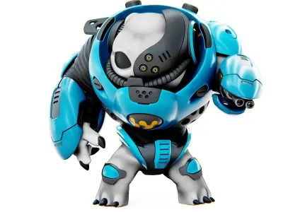 ALIEN TROOPER 13-V  Rigged for Unreal Engine - Unity - MIXAMO  3D model