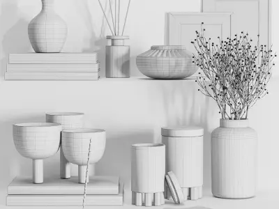 Decorative set018 3D model