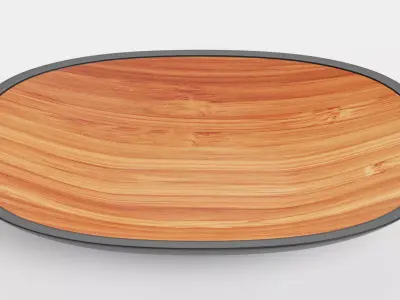 -Bamboo Bowl V4- Low-poly 3D model