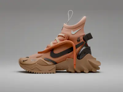 Nike concept sneakers 3D model