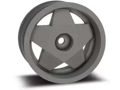 Borbet A Classic Replica RC Wheels 12mm Hex Hub 3D print model