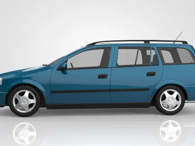 Opel Astra G  Station Wagon 3D model