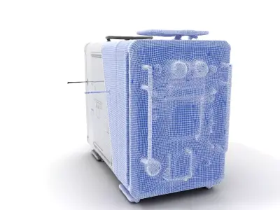 Advanced Industrial Control Unit model pack Low-poly 3D model