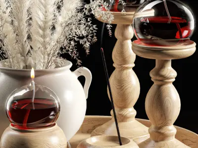 Decorative set 45 3D model