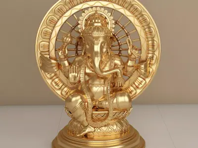 Ganesha statue 3D model