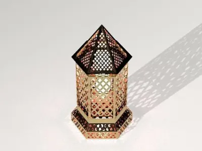 Arabian lamp for decor 3D model