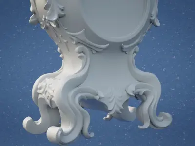 Wonderland Clock 3D print model