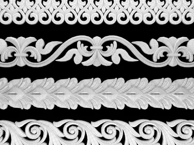 Path Ornament Pack 12 3D model