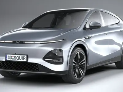 Xpeng G6 2025 3D model