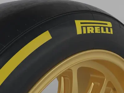 Formula One Wheel  3D model