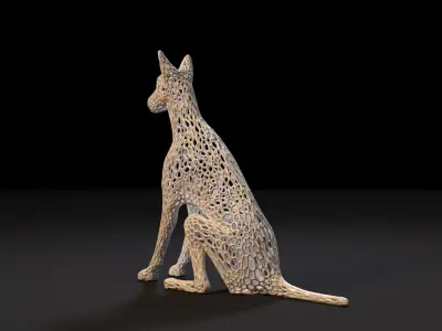Dog decor 3D print model