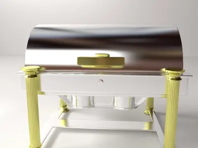 Oblong Chaffing Dish 3D model