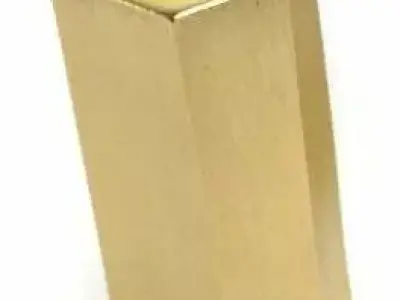 Coro Tilted Hexagon Metal Candlestick Free 3D model