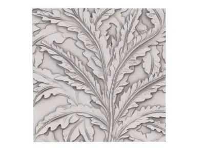 decor set wall panel wall relief mural CNC 34 3D model