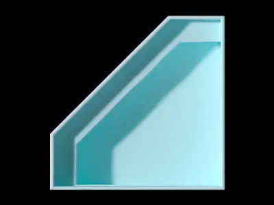 TRIANGULAR POOL 3x3m Free 3D model