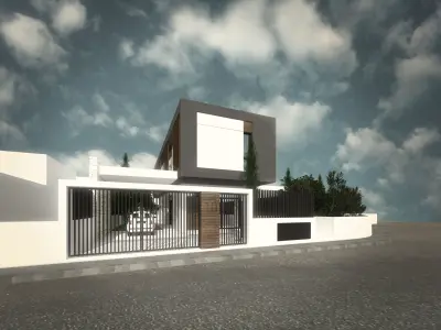 LAZ17 modern house in cyprus 3D model