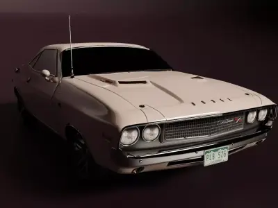 Dodge Challenger 1970 RT 3D model