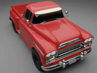 1959 Chevrolet Apache truck Free 3D model