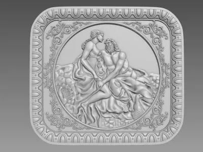 Hera Bas-Relief 3D model