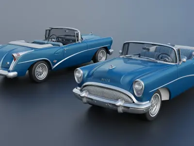 Buick Skylark 1954 3D print model