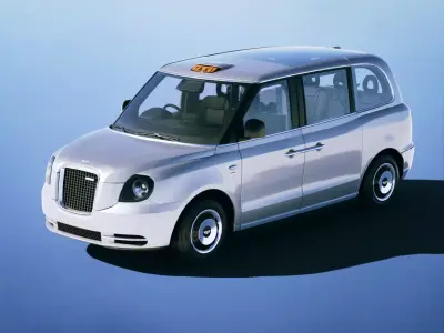 LEVC TX E City 2019 Low-poly 3D model