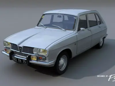 Renault 16 TS - 1970 3D model