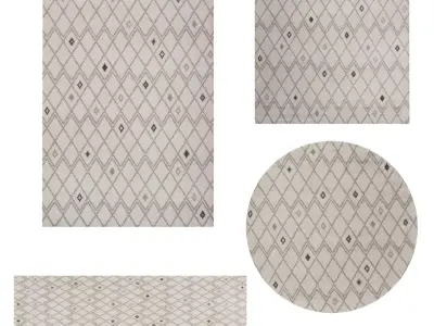 Rugs No 35 Low-poly 3D model