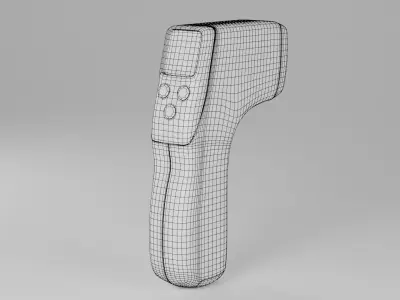 Infrared Thermometer Gun Low-poly 3D model