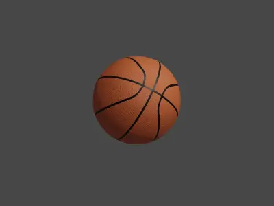 BasketBall ball 3D model 6