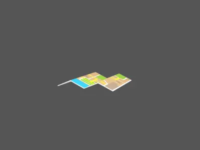 Map v1 001 Low-poly 3D model