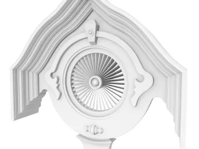 Gable Vent Style 1 3D model